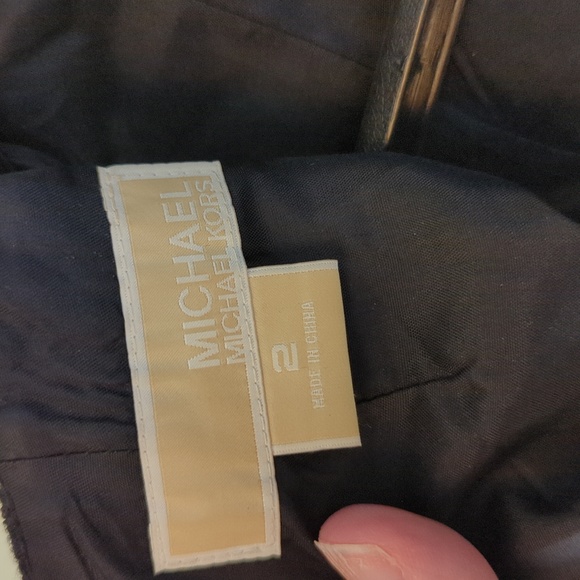 Michael Kors Gorgeous sz2, little black wool dress EUC - Picture 3 of 7